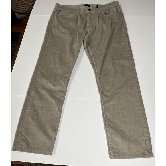 Theory‎ Raffi Slim Fit Grey 5 Pocket Mens 36X28 corduroy pants - Picture 2 of 6